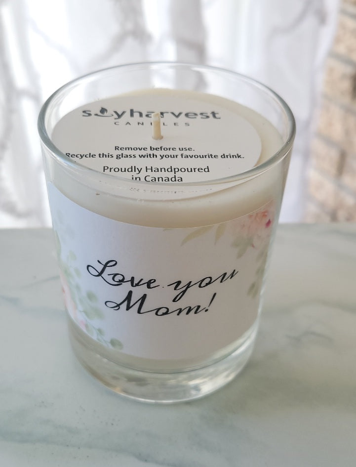 Love you Mom 45hr burn soy candle