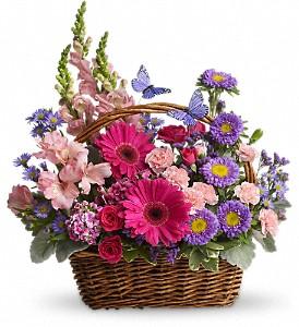 Country Basket Blooms Deluxe