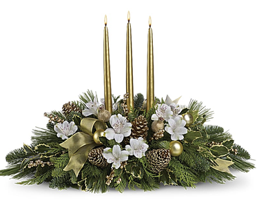 Long lasting Christmas arrangement designed by local florist in Winnipeg-Valley Flowers
